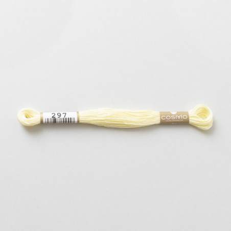 Filo da ricamo giapponese COSMO 297 - Mouliné Size 25 in cotone a 6 capi