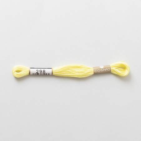Filo da ricamo giapponese COSMO 298 - Mouliné Size 25 in cotone a 6 capi