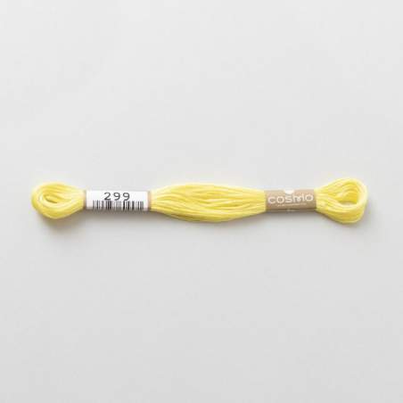 Filo da ricamo giapponese COSMO 299 - Mouliné Size 25 in cotone a 6 capi