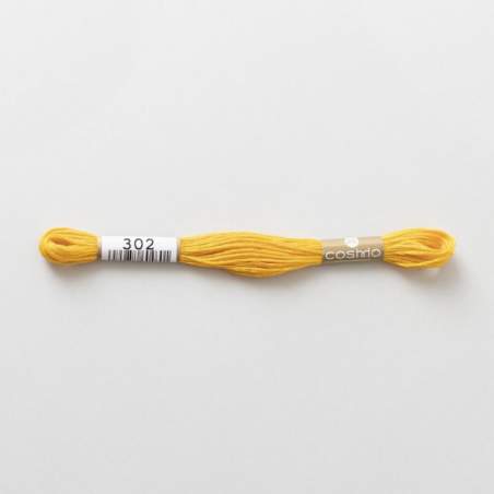 302 COSMO - Filo da ricamo giapponese COSMO - Mouliné Size 25 in cotone a 6 capi