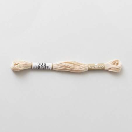 Filo da ricamo giapponese COSMO 305 - Mouliné Size 25 in cotone a 6 capi