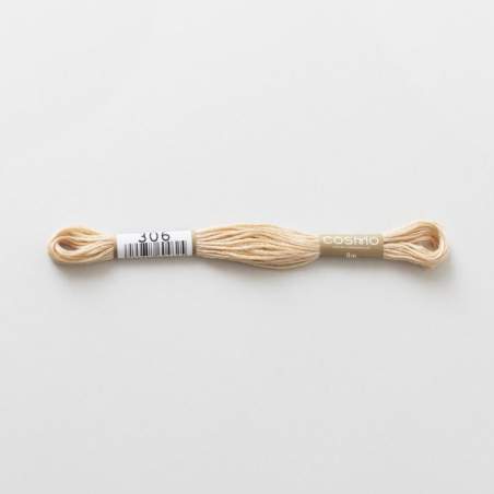 306 COSMO - Filo da ricamo giapponese COSMO - Mouliné Size 25 in cotone a 6 capi