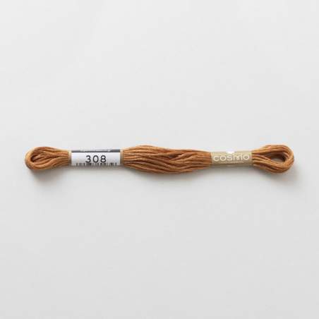 Filo da ricamo giapponese COSMO 308 - Mouliné Size 25 in cotone a 6 capi