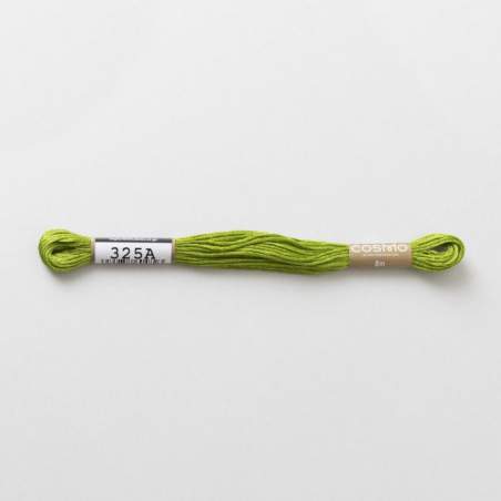 Filo da ricamo giapponese COSMO 325A - Mouliné Size 25 in cotone a 6 capi