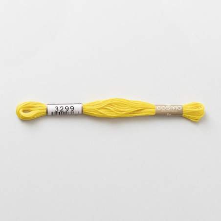 Filo da ricamo giapponese COSMO 3299 - Mouliné Size 25 in cotone a 6 capi