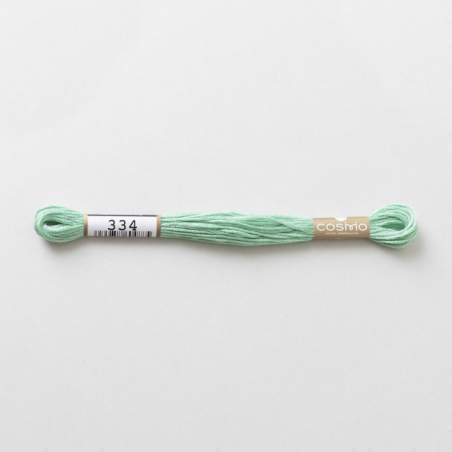 334 COSMO - Filo da ricamo giapponese COSMO - Mouliné Size 25 in cotone a 6 capi
