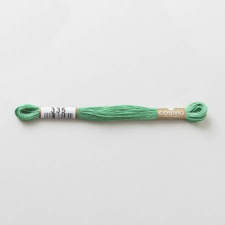 Filo da ricamo giapponese COSMO 335 - Mouliné Size 25 in cotone a 6 capi