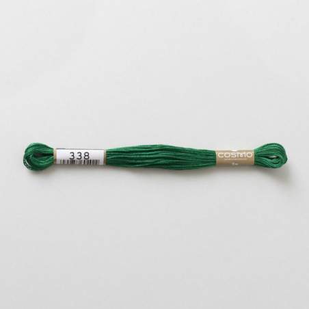 338 COSMO - Filo da ricamo giapponese COSMO - Mouliné Size 25 in cotone a 6 capi