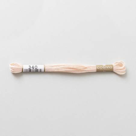 340 COSMO - Filo da ricamo giapponese COSMO - Mouliné Size 25 in cotone a 6 capi