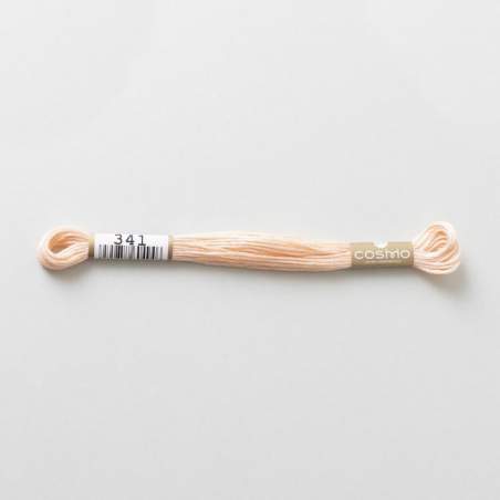 341 COSMO - Filo da ricamo giapponese COSMO - Mouliné Size 25 in cotone a 6 capi