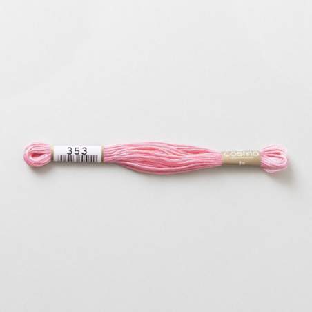 353 COSMO - Filo da ricamo giapponese COSMO - Mouliné Size 25 in cotone a 6 capi