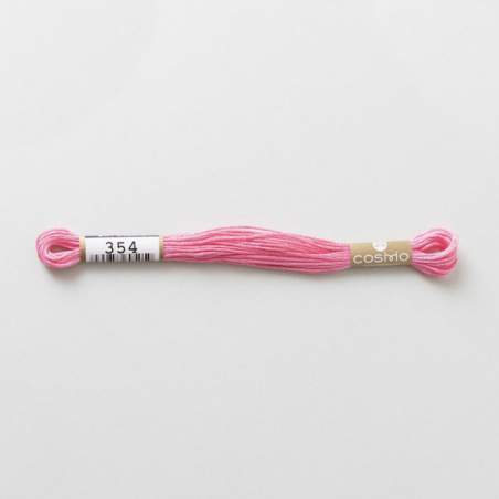 354 COSMO - Filo da ricamo giapponese COSMO - Mouliné Size 25 in cotone a 6 capi
