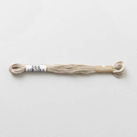 366 COSMO - Filo da ricamo giapponese COSMO - Mouliné Size 25 in cotone a 6 capi