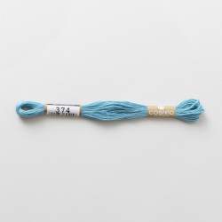 374 COSMO - Filo da ricamo giapponese COSMO - Mouliné Size 25 in cotone a 6 capi