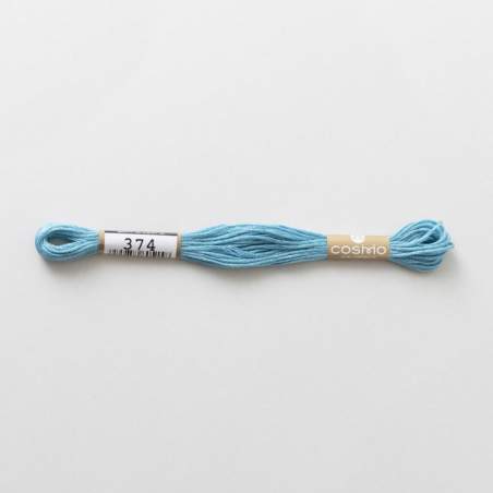 Filo da ricamo giapponese COSMO 374 - Mouliné Size 25 in cotone a 6 capi