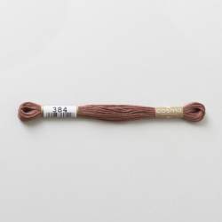 384 COSMO - Filo da ricamo giapponese COSMO - Mouliné Size 25 in cotone a 6 capi