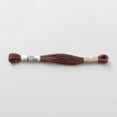 386 COSMO - Filo da ricamo giapponese COSMO - Mouliné Size 25 in cotone a 6 capi