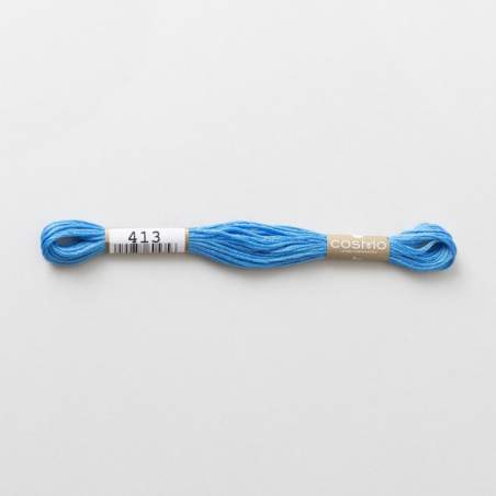 413 COSMO - Filo da ricamo giapponese COSMO - Mouliné Size 25 in cotone a 6 capi