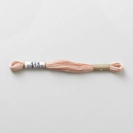 424 COSMO - Filo da ricamo giapponese COSMO - Mouliné Size 25 in cotone a 6 capi