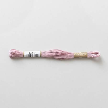 431 COSMO - Filo da ricamo giapponese COSMO - Mouliné Size 25 in cotone a 6 capi