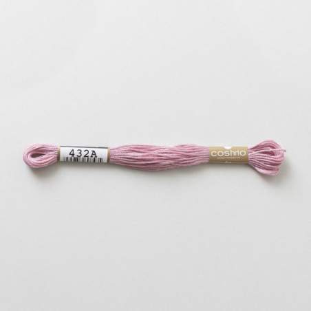 Filo da ricamo giapponese COSMO 432A - Mouliné Size 25 in cotone a 6 capi