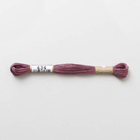 434 COSMO - Filo da ricamo giapponese COSMO - Mouliné Size 25 in cotone a 6 capi