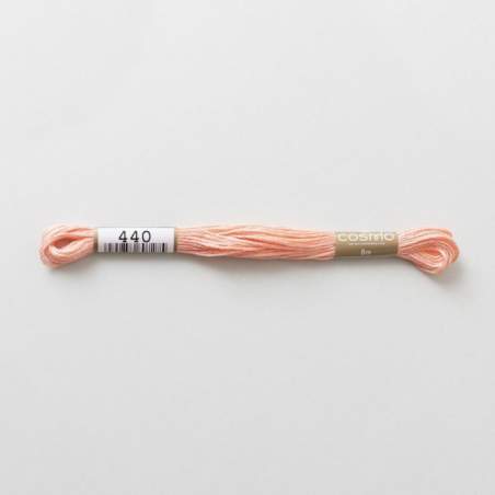 Filo da ricamo giapponese COSMO 440 - Mouliné Size 25 in cotone a 6 capi