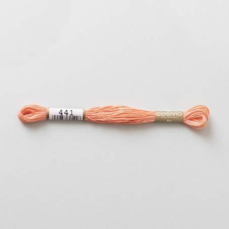 Filo da ricamo giapponese COSMO 441 - Mouliné Size 25 in cotone a 6 capi