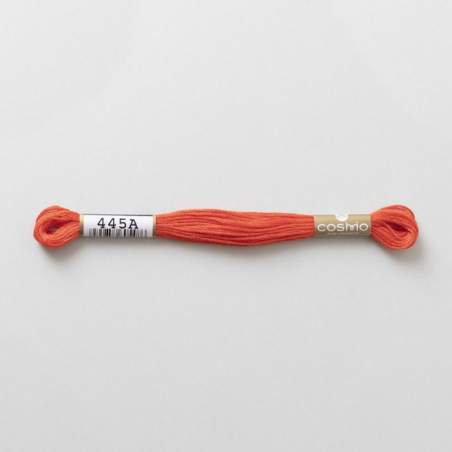 Filo da ricamo giapponese COSMO 445A - Mouliné Size 25 in cotone a 6 capi