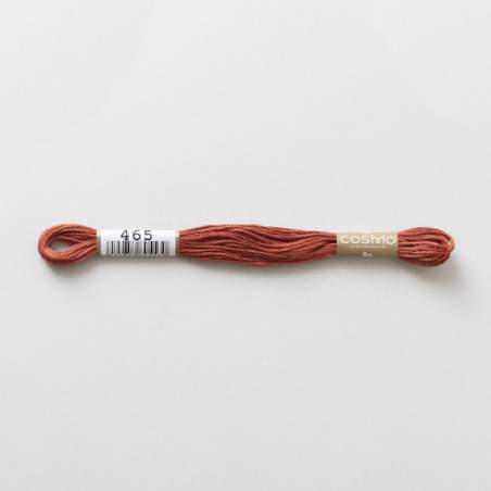 465 COSMO - Filo da ricamo giapponese COSMO - Mouliné Size 25 in cotone a 6 capi