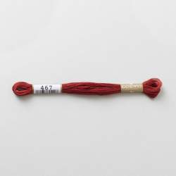 Filo da ricamo giapponese COSMO 467 - Mouliné Size 25 in cotone a 6 capi