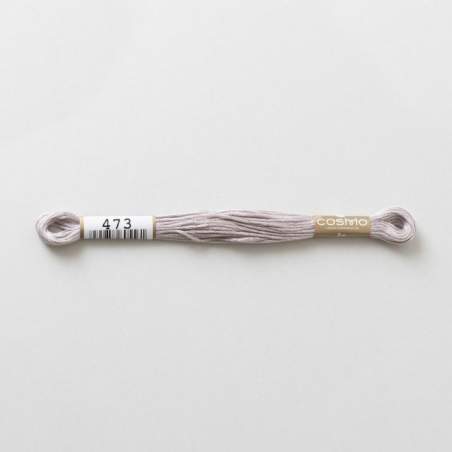 Filo da ricamo giapponese COSMO 473 - Mouliné Size 25 in cotone a 6 capi