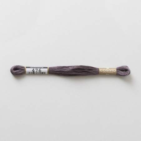 Filo da ricamo giapponese COSMO 476 - Mouliné Size 25 in cotone a 6 capi