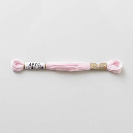 Filo da ricamo giapponese COSMO 480A - Mouliné Size 25 in cotone a 6 capi