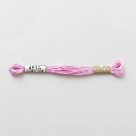 481A COSMO - Filo da ricamo giapponese COSMO - Mouliné Size 25 in cotone a 6 capi