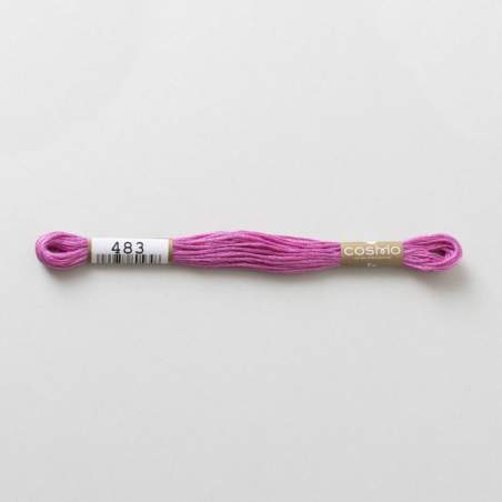 483 COSMO - Filo da ricamo giapponese COSMO - Mouliné Size 25 in cotone a 6 capi