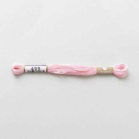 Filo da ricamo giapponese COSMO 499 - Mouliné Size 25 in cotone a 6 capi