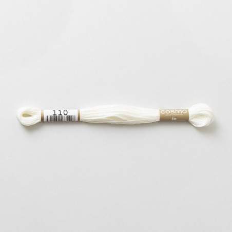 Filo da ricamo giapponese COSMO 110 - Mouliné Size 25 in cotone a 6 capi