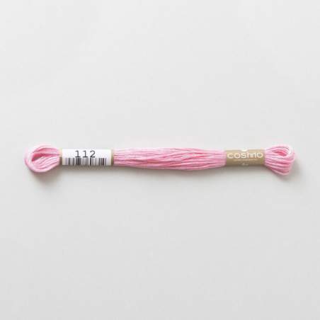 112 COSMO - Filo da ricamo giapponese COSMO - Mouliné Size 25 in cotone a 6 capi