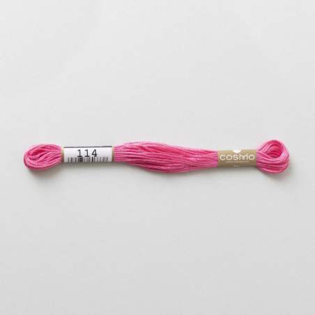 114 COSMO - Filo da ricamo giapponese COSMO - Mouliné Size 25 in cotone a 6 capi
