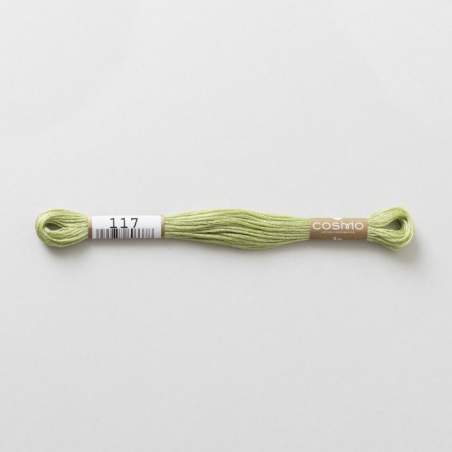117 COSMO - Filo da ricamo giapponese COSMO - Mouliné Size 25 in cotone a 6 capi