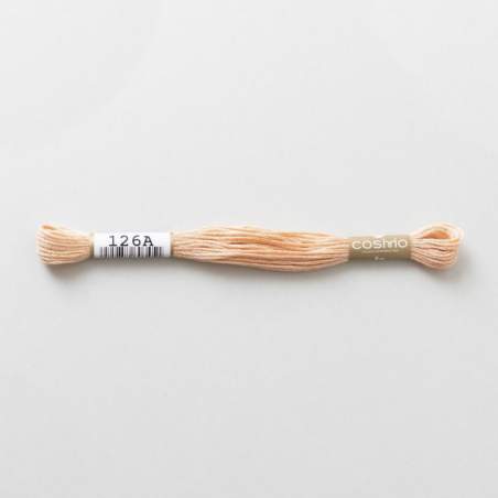 126A COSMO - Filo da ricamo giapponese COSMO - Mouliné Size 25 in cotone a 6 capi