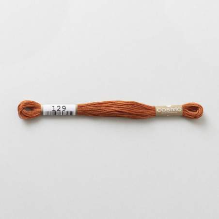 129 COSMO - Filo da ricamo giapponese COSMO - Mouliné Size 25 in cotone a 6 capi