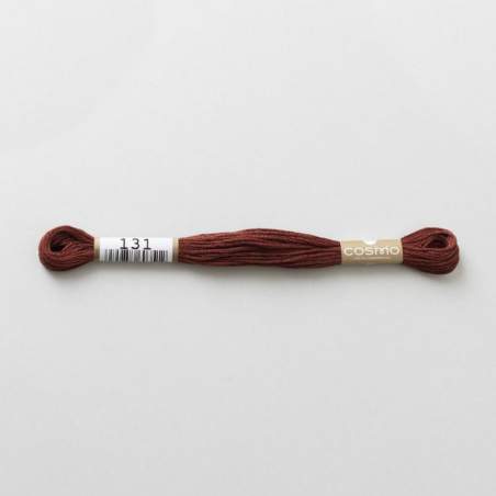 131 COSMO - Filo da ricamo giapponese COSMO - Mouliné Size 25 in cotone a 6 capi