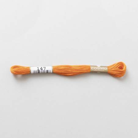 147 COSMO - Filo da ricamo giapponese COSMO - Mouliné Size 25 in cotone a 6 capi