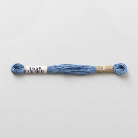 Filo da ricamo giapponese COSMO 165A - Mouliné Size 25 in cotone a 6 capi