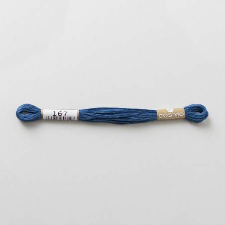 167 COSMO - Filo da ricamo giapponese COSMO - Mouliné Size 25 in cotone a 6 capi