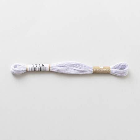 Filo da ricamo giapponese COSMO 171A - Mouliné Size 25 in cotone a 6 capi