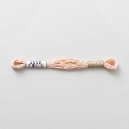 Filo da ricamo giapponese COSMO 185A - Mouliné Size 25 in cotone a 6 capi