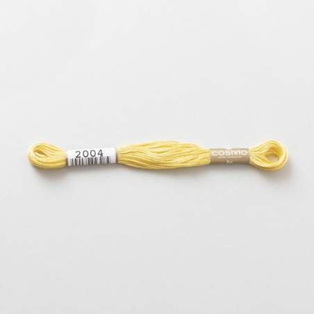 Filo da ricamo giapponese COSMO 2004 - Mouliné Size 25 in cotone a 6 capi